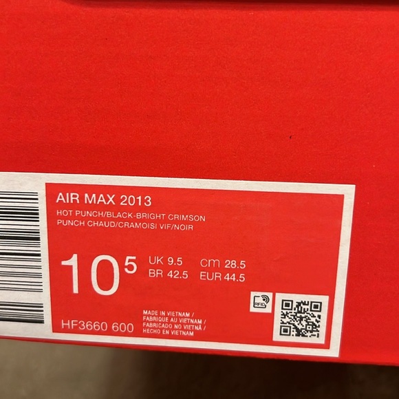 New mens size 10.5 NIKE AIR MAX 2013 Hot Pink. - Picture 6 of 6